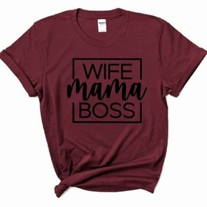 Wife Mama Boss Tee